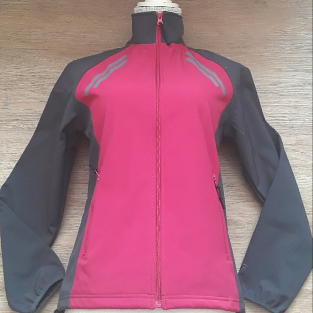 Avia Gray and Pink Fleece Lined Activewear Jacket - Size Small - Picture 13 of 13